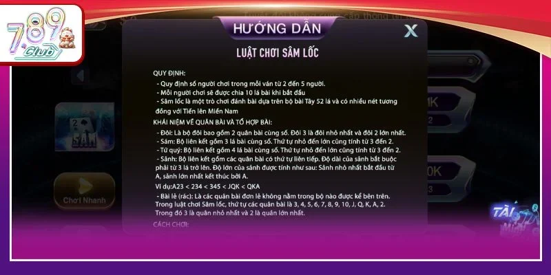 Chơi bài Sâm Lốc tại cổng game với cách chơi cơ bản dễ hiểu.