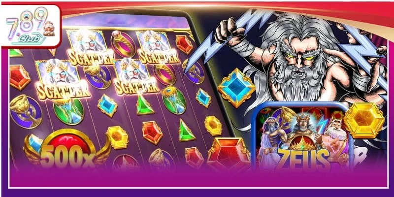 Cổng đền thần Zeus là tựa game ăn khách tại Nổ hũ 52