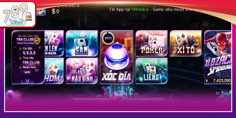 Poker 789Club là trò chơi đặc sắc hàng đầu tại sảnh Casino.