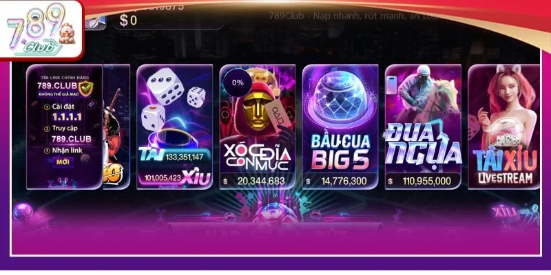Xóc Đĩa Con Mực 789Club là trò chơi mới đặc sắc